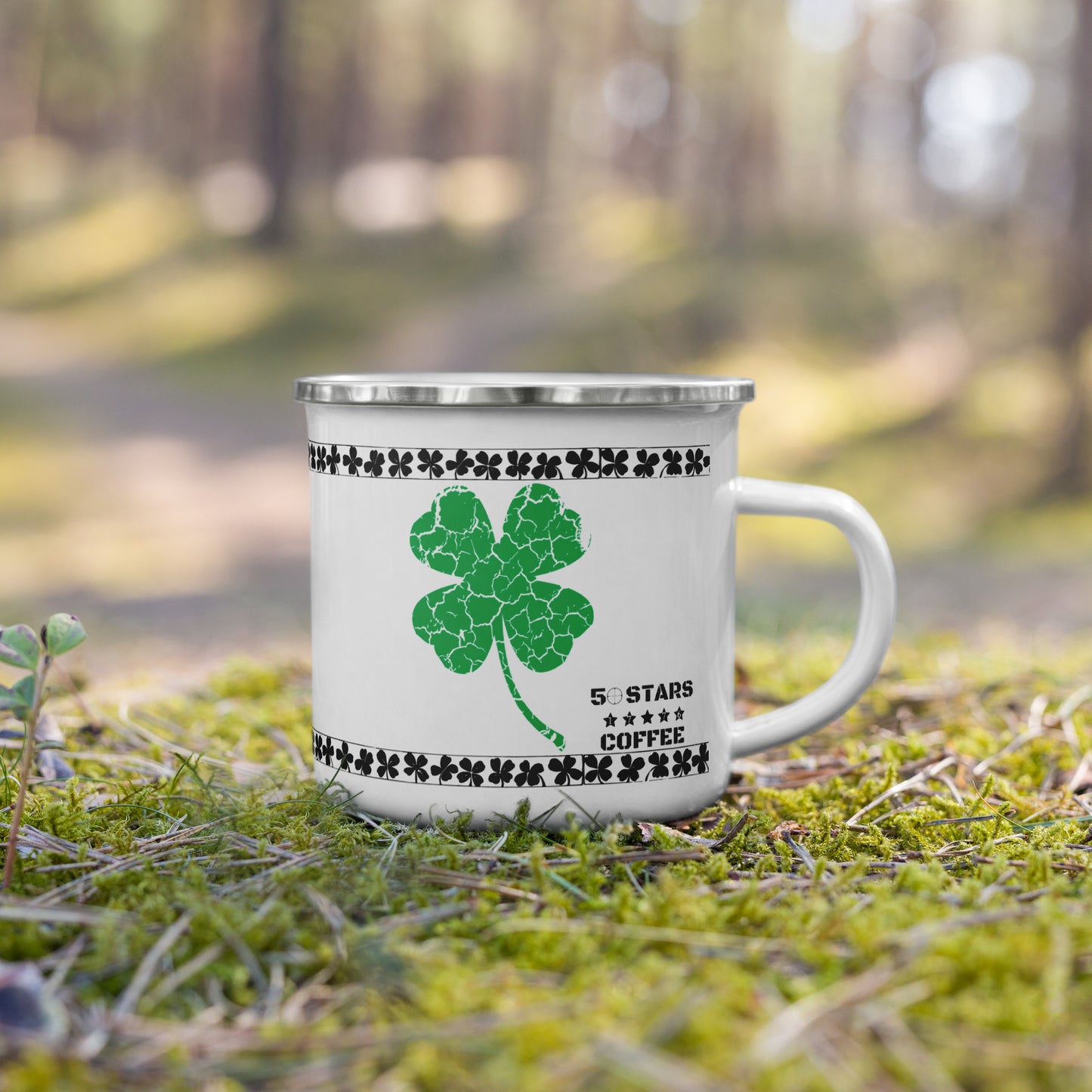St Patricks Day Enamel Mug